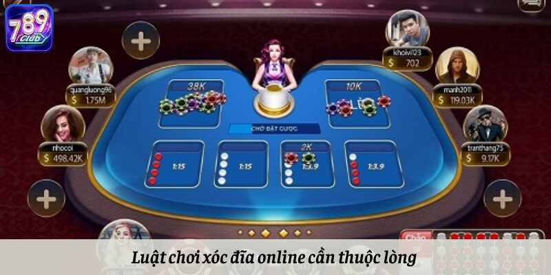 Luật chơi xóc đĩa online cần thuộc lòng